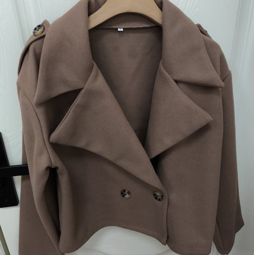 Street Faux Fur Women Jacket Turn-down Collar Full Sleeves - Picture 7 of 7